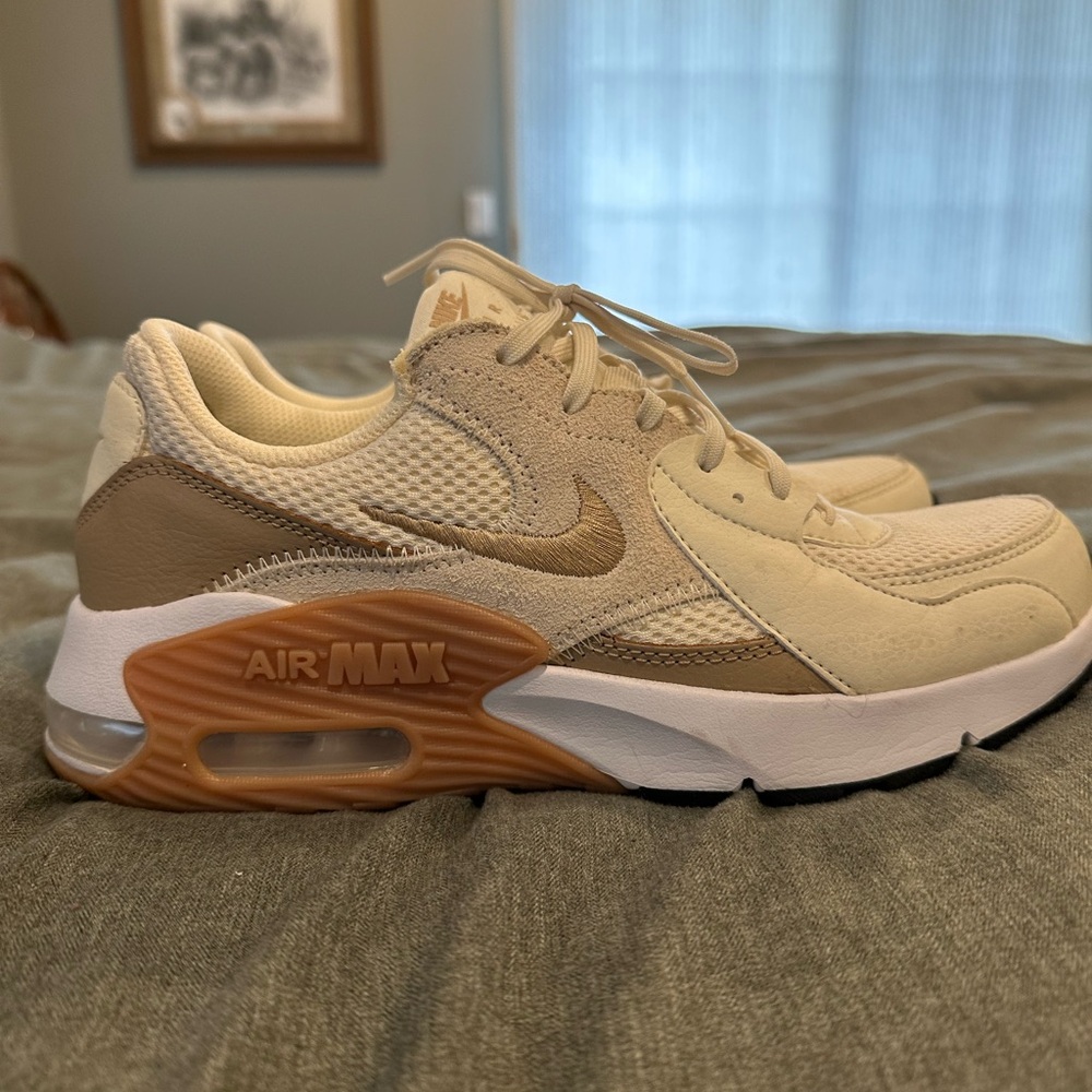 Nike Air Max Running Shoes with Black and Tan Soles